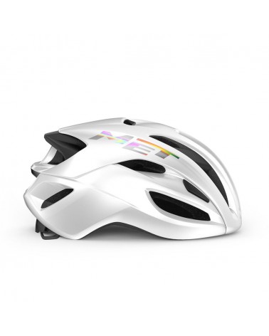 Casco Met Rivale Mips White Holographic|Glossy