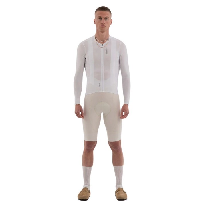 Maillot Hombre Manga Larga Gsport Aero Ivory|Maillot