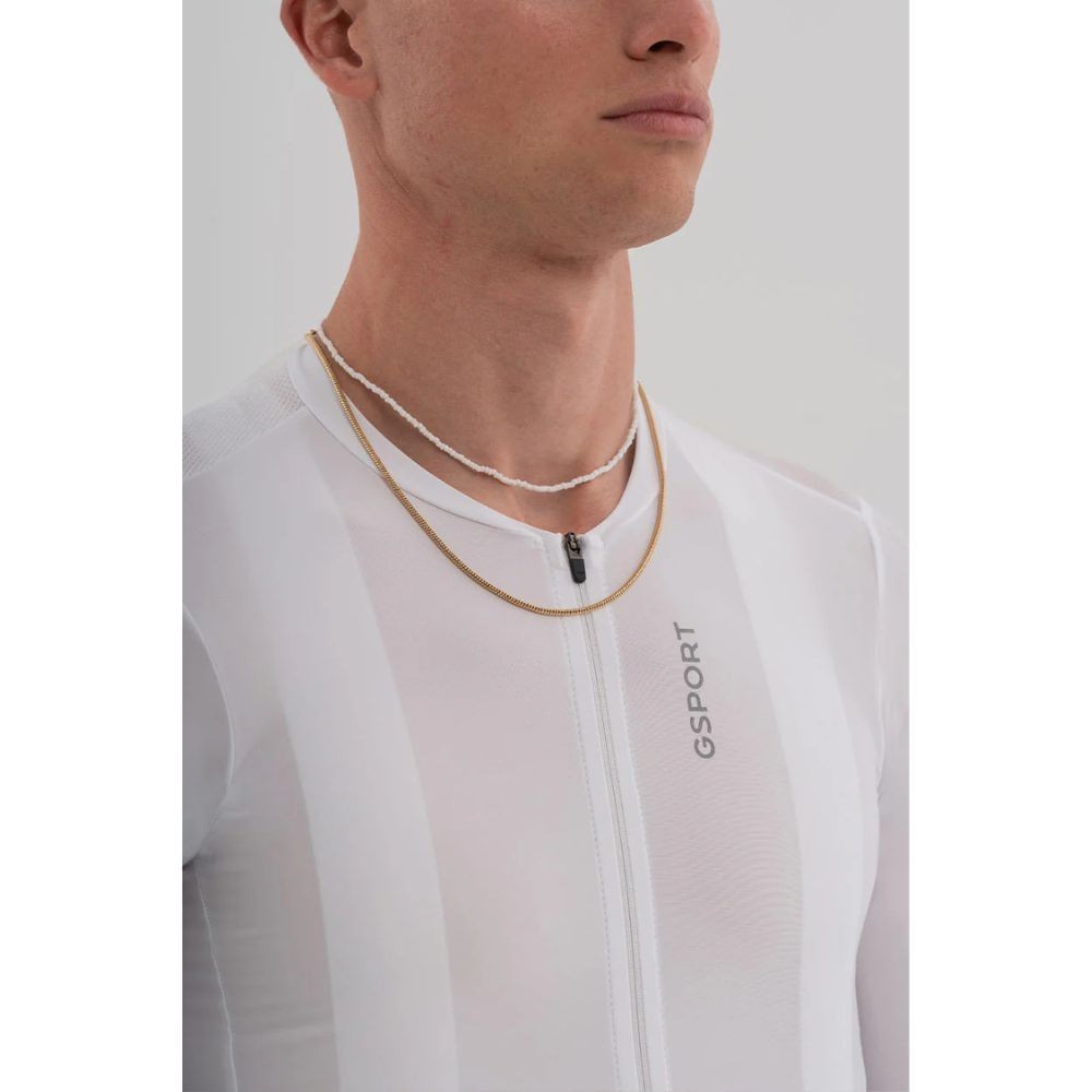 Maillot Hombre Manga Larga Gsport Aero Ivory|Maillot