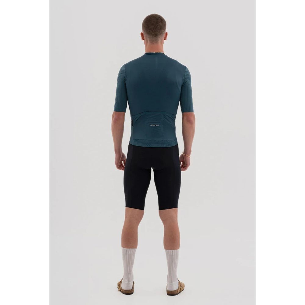 Maillot Hombre Manga Corta Gsport Aero mc Aquaera Ivory|Maillot