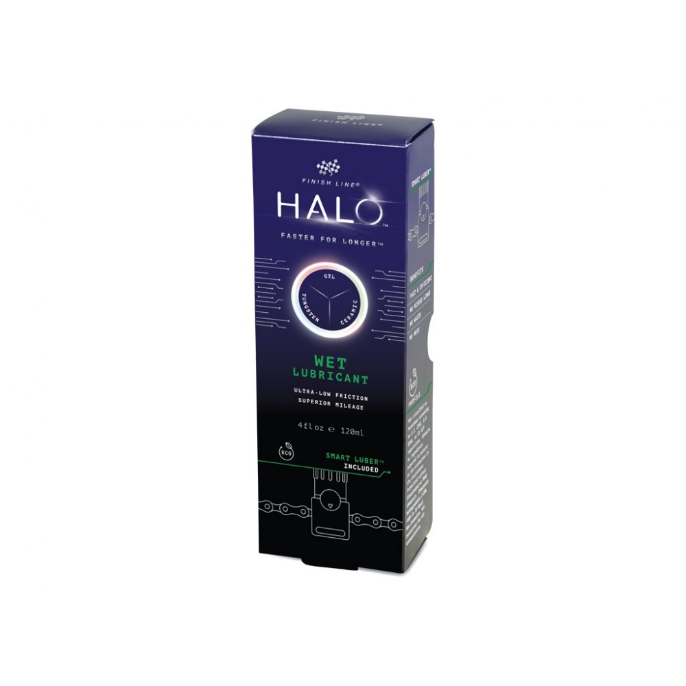 Lubricante Halo wet Finish Line bote 120 + Smart Lube