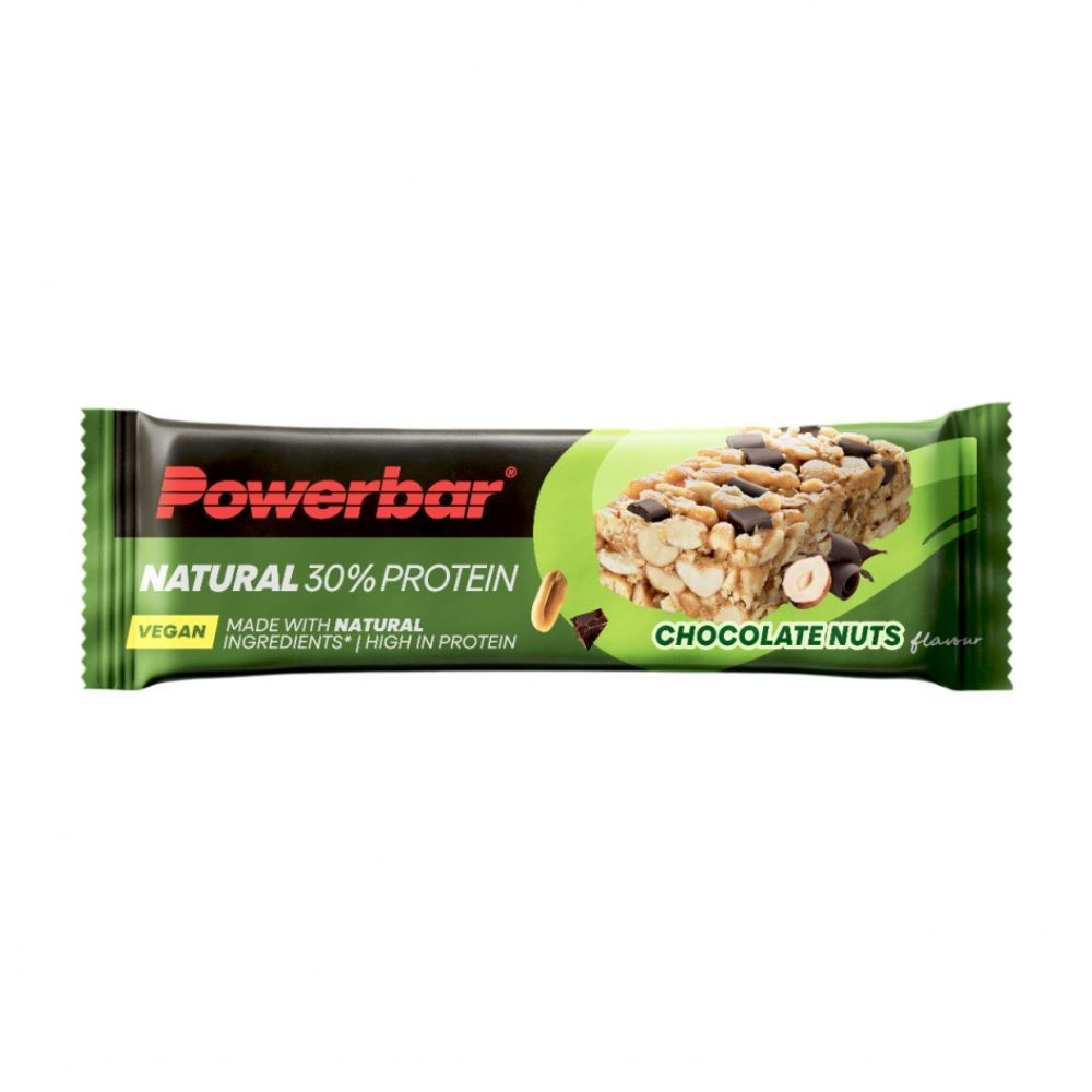 Barrita PowerBar Natural Protein 30% Chocolate Nuts|BARRITAS