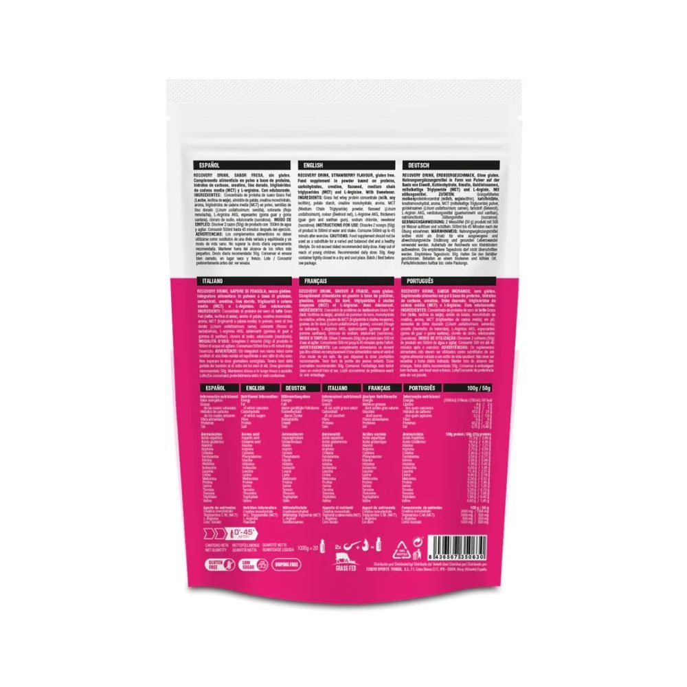 Recuperador 226ERS Boisson de récupération 1000 g Vanille|Recuperador