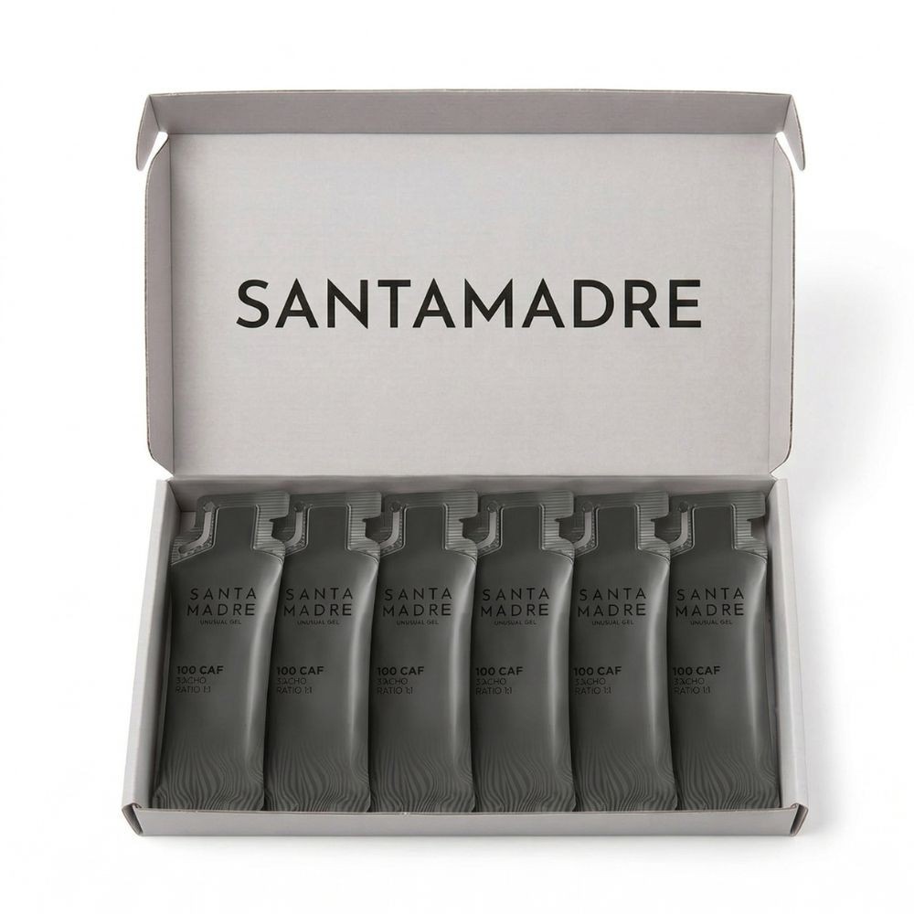 Boîte de gels Santa Madre 45CHO 100CAF, rapport 1:1, neutre, 12 x 80 g