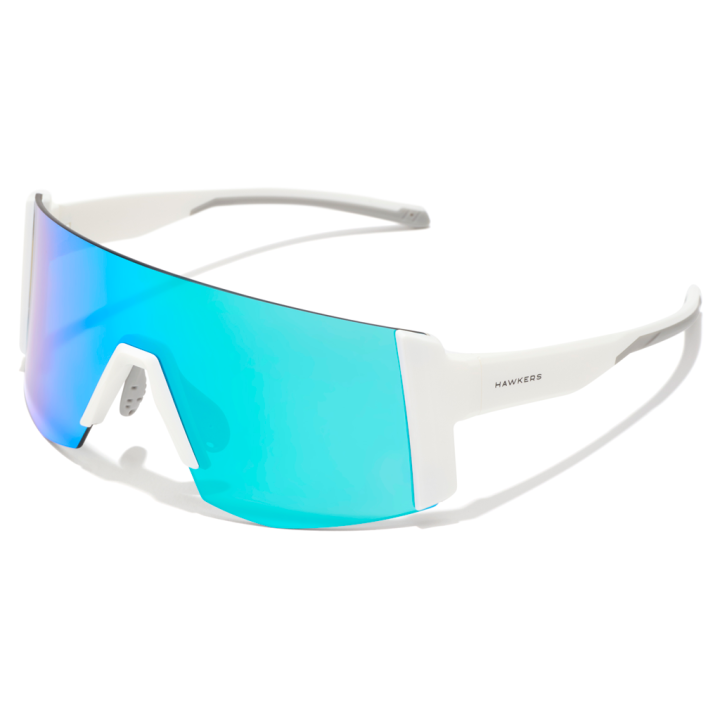 Lunettes Hawkers Lynx Small Blanc mat/Bleu