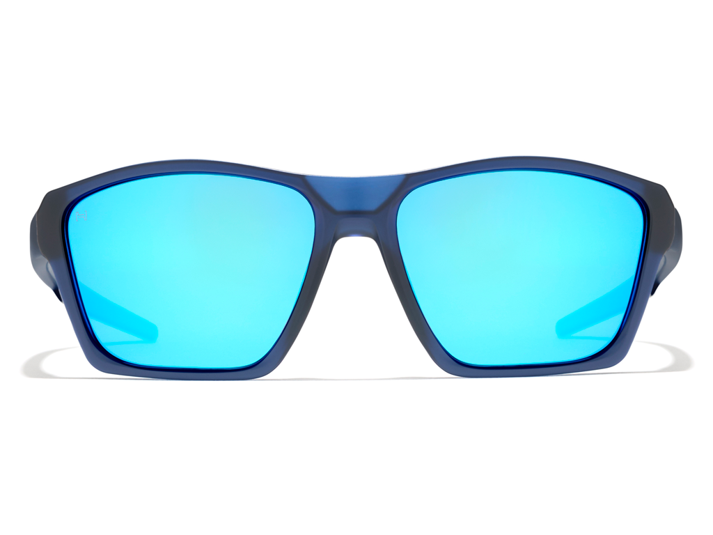 Gafas Hawkers Shark Azul Mate Transparente/Azul Claro Polarizado