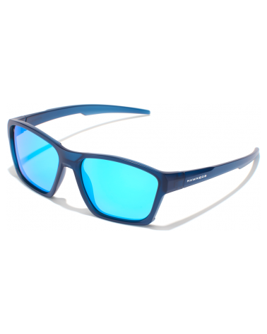 Gafas Hawkers Shark Azul Mate Transparente/Azul Claro Polarizado
