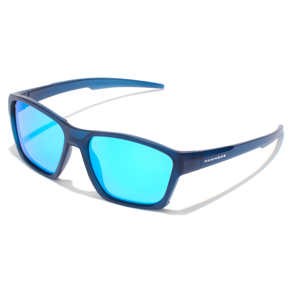 Gafas Hawkers Shark Azul Mate Transparente/Azul Claro Polarizado