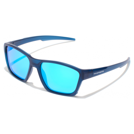 Lunettes Hawkers Shark bleu mat transparent/bleu clair polarisées