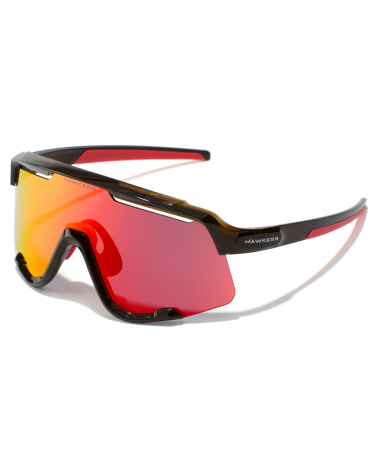 Gafas Hawkers Power Marron Transparente Brillo - Rojo Rubi