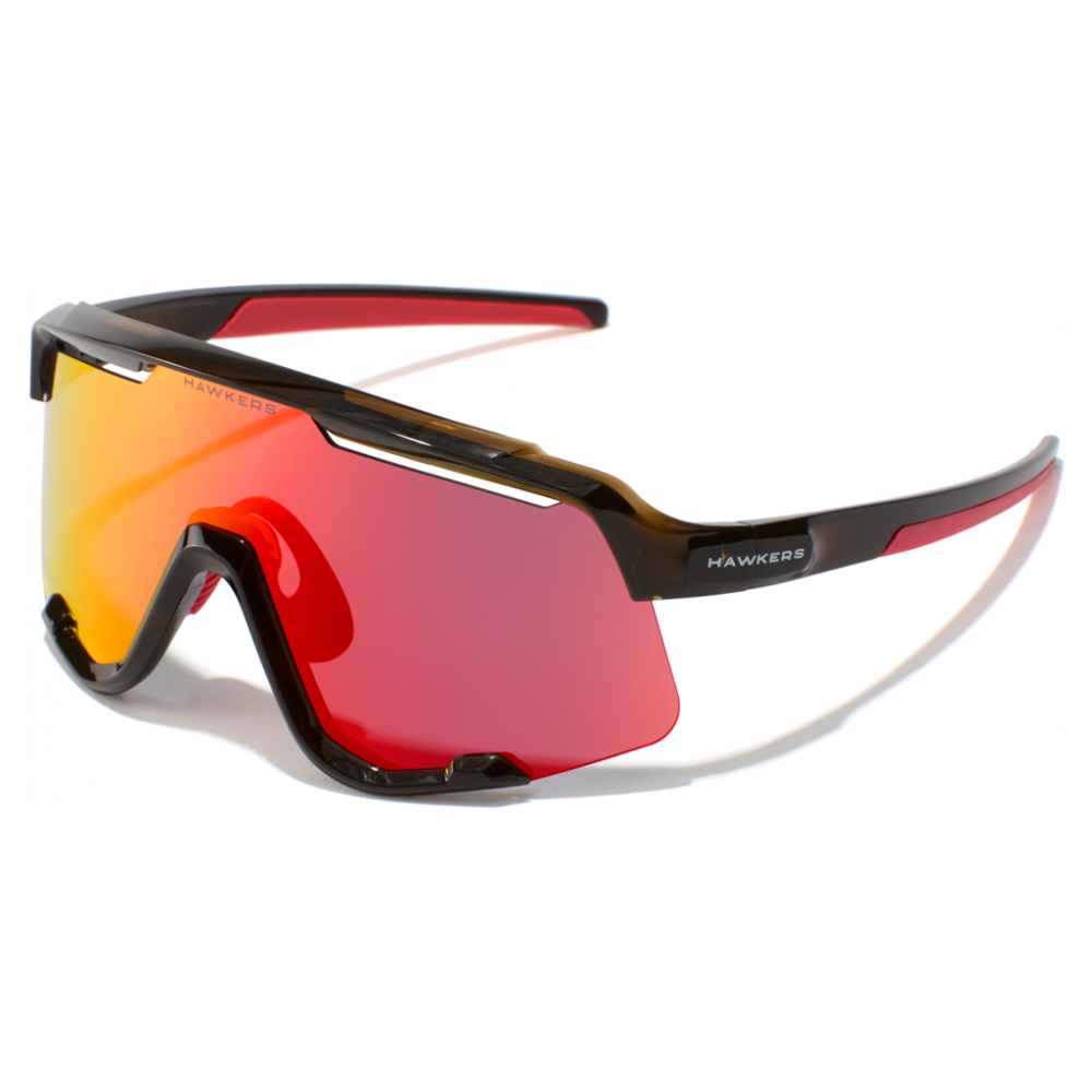 Gafas Hawkers Power Marron Transparente Brillo - Rojo Rubi