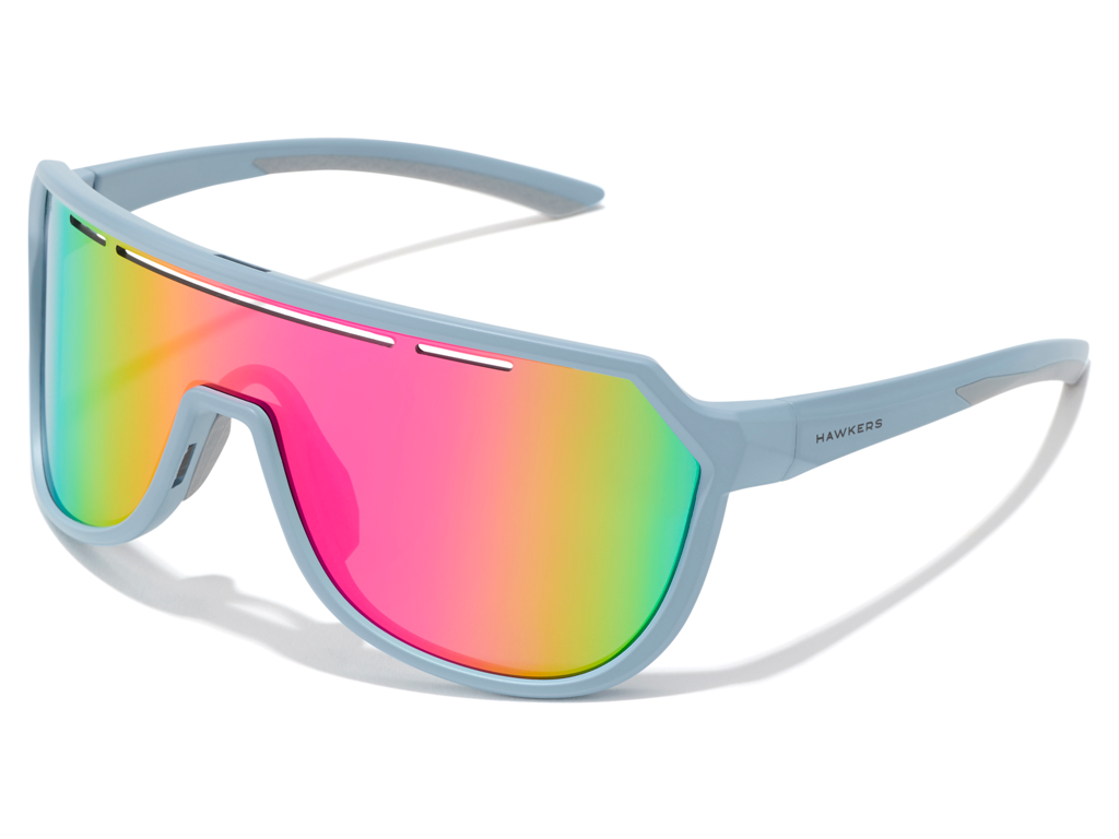 Lunettes Hawkers Fly Bleu mat clair/Rouge/Vert