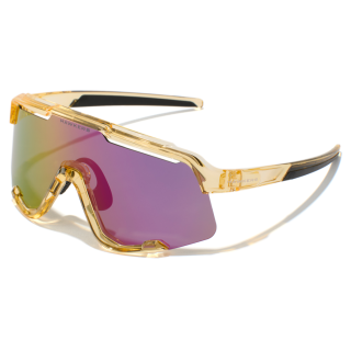 Lunettes Hawkers Power Champagne Transparentes Brillantes - Violet nébuleux