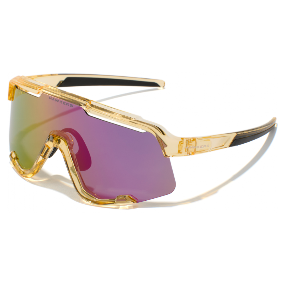 Gafas Hawkers Power Champagne Transparente Brillo - Morado nebula
