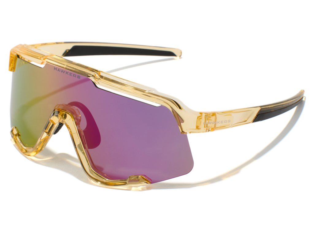Gafas Hawkers Power Champagne Transparente Brillo - Morado nebula