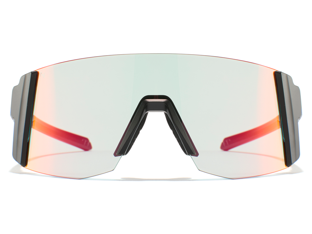 Lunettes Hawkers Lynx Small Noir mat - Photochromiques Clear/Noir