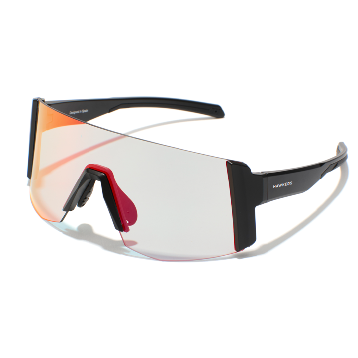Gafas Hawkers Lynx Small Negro Mate - Fotocromático Clear/Negro