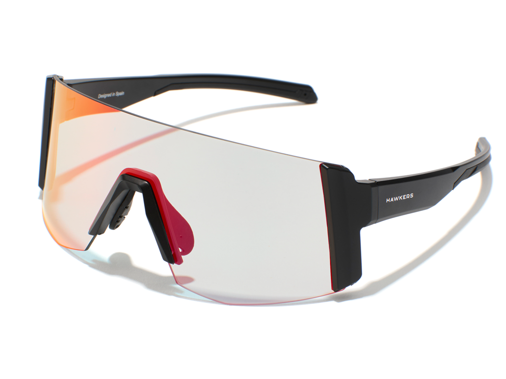 Gafas Hawkers Lynx Small Negro Mate - Fotocromático Clear/Negro