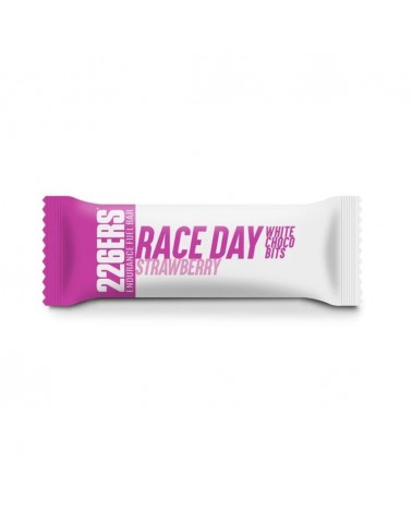 Barre 226ERS Race Day Choco Bits au chocolat blanc et à la fraise