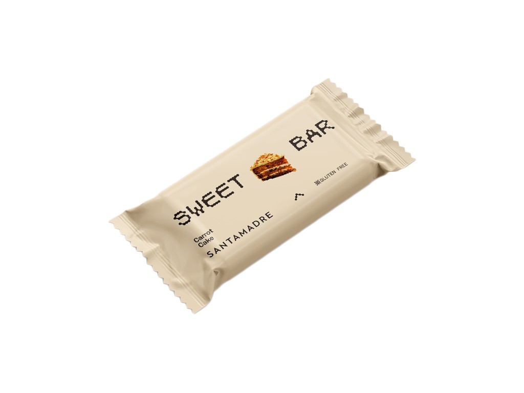 Boîte de barres Santa Madre Sweet Bar Gâteau aux carottes 36 x 60 g
