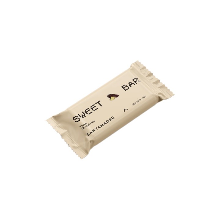 Caja de Barritas Santa Madre Sweet Bar tres chocolates 36 x 60G