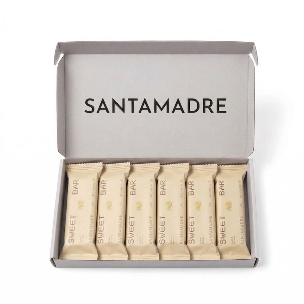 Boîte de barres Santa Madre Sweet Bar à la banane et au caramel salé 36 x 60 g