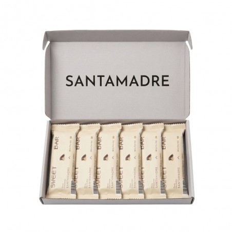 Caja de Barritas Santa Madre Sweet Bar tres chocolates 36 x 60G