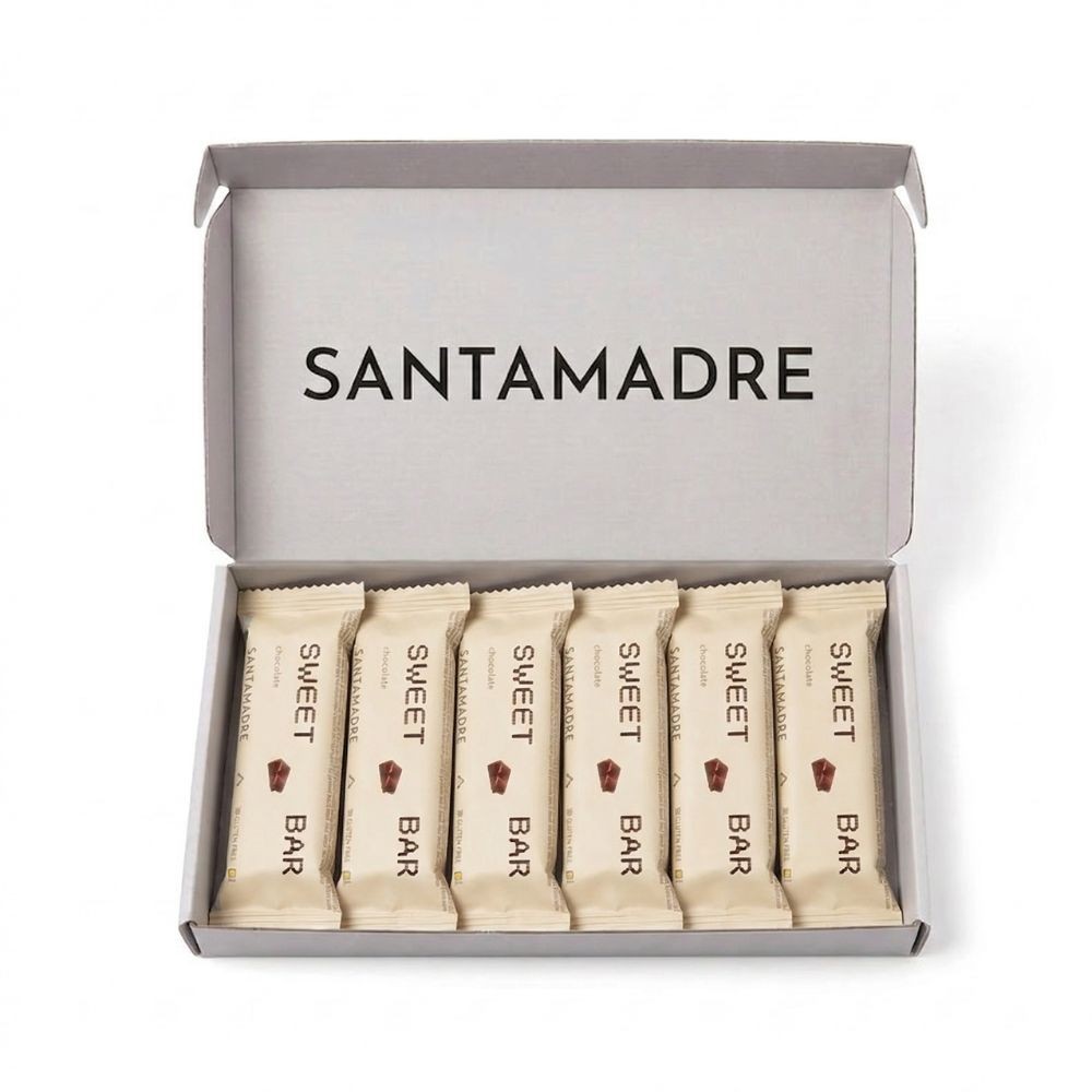 Caja de Barritas Santa Madre Sweet Bar chocolate 36 x 60G