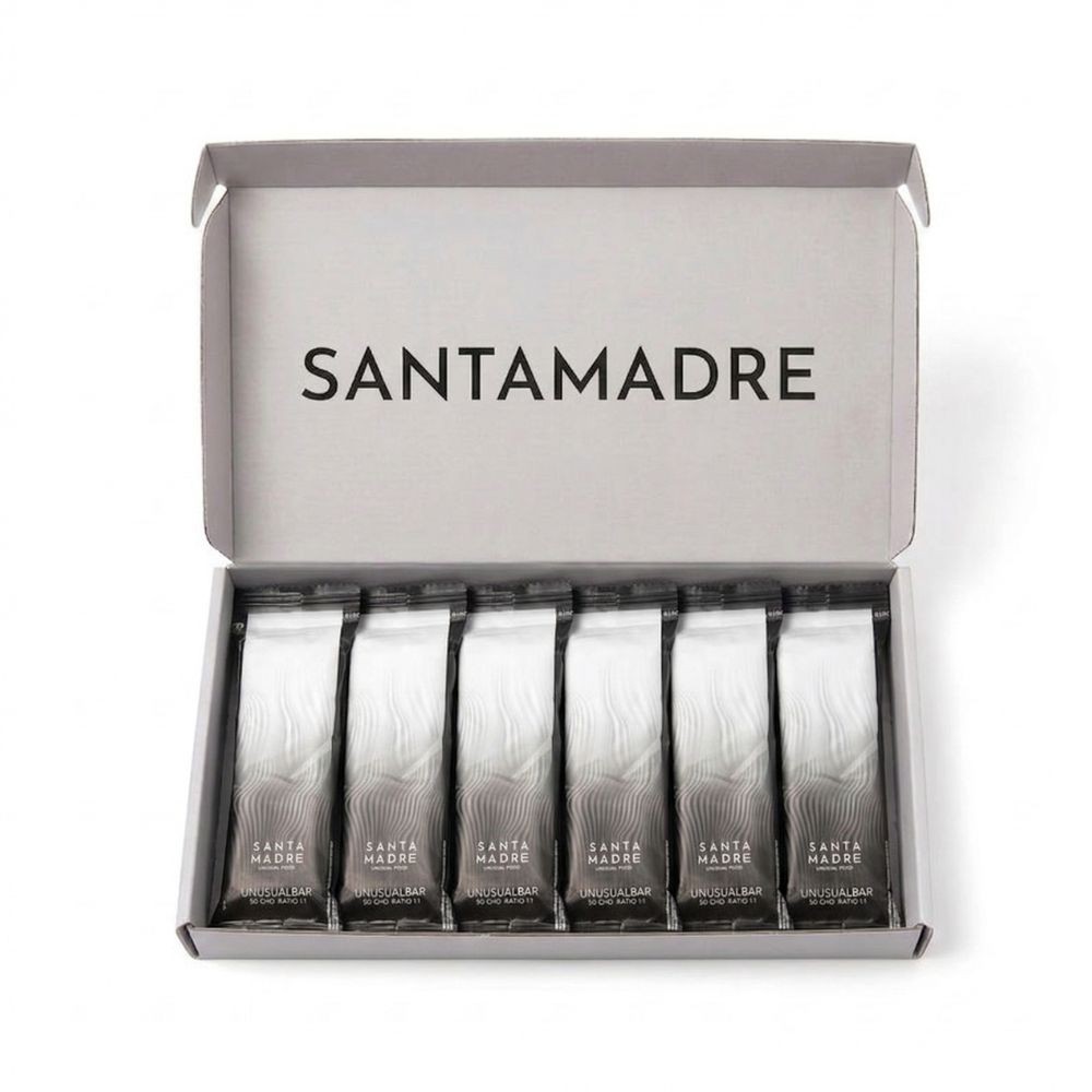 Caja de barritas Santa Madre Unusual Bar 50CHO Neutral 16 x 65g