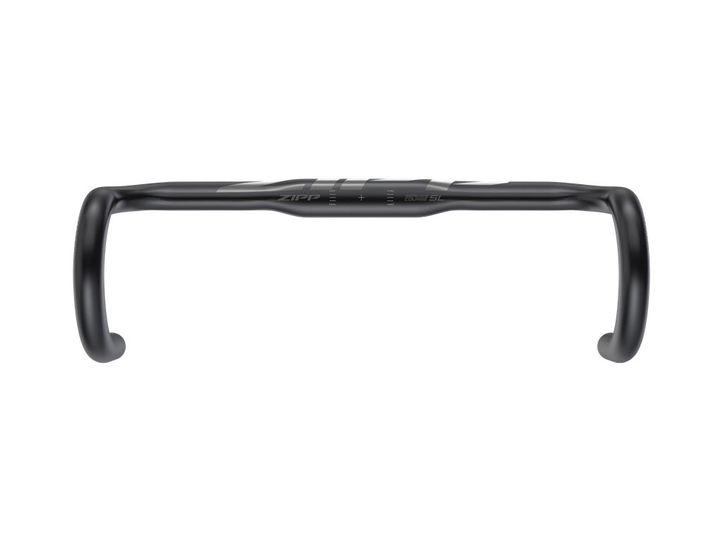Guidon Zipp S Course SL80 Ergo AL Noir mat/Logo brillant