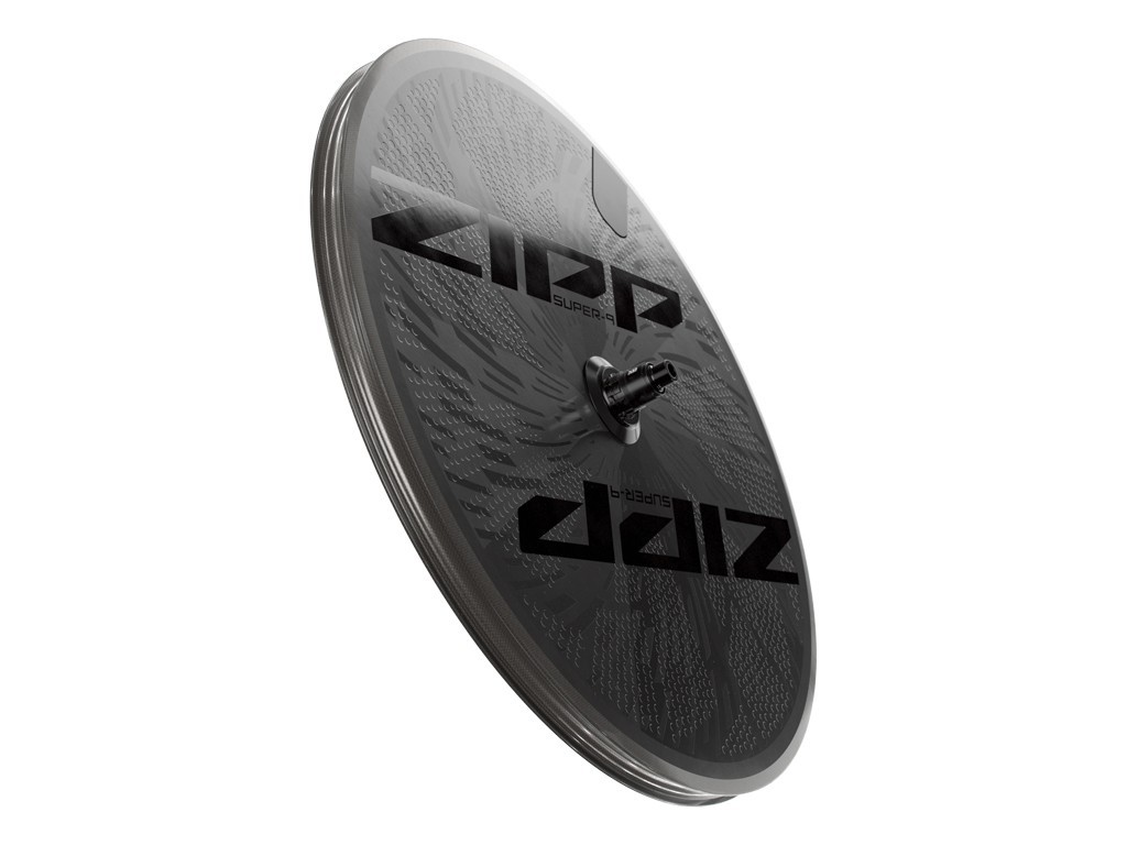 Roue arrière lenticulaire Zipp SUPER 9 Tubeless CL 12X142 avec Tyrewiz 2.0 intégré