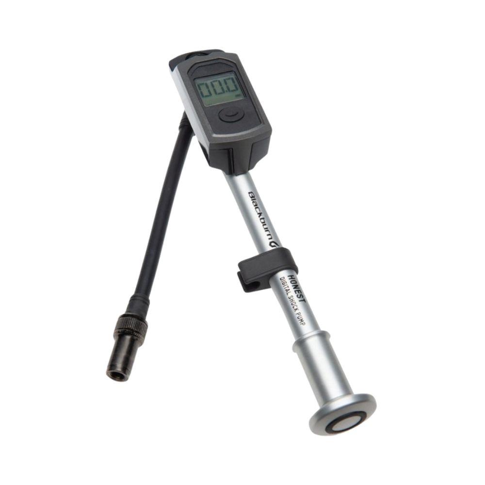 Inflador de suspensión Blackburn Honest Digital Shock Pump silver