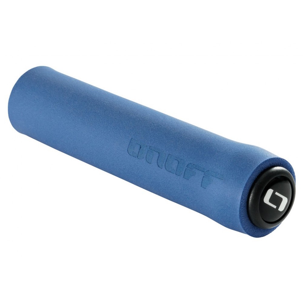 Poignées Onoff en silicone bleu