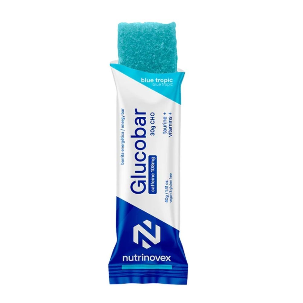 Barre énergétique Nutrinovex Glucobar Blue Tropic Caféine