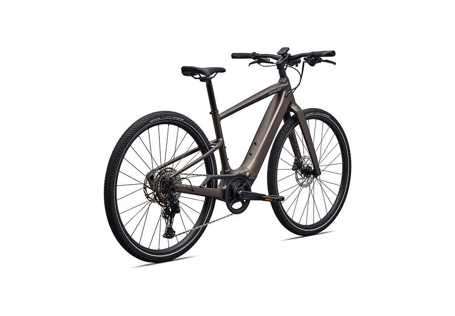 Vélo Specialized Turbo Vado SL 2 4.0, couleur Satin Gun Metal / Agave Grey Frost Reflective