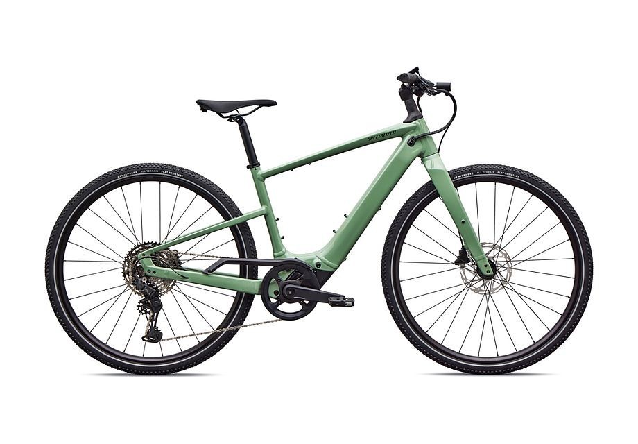 Bicicleta Specialized Turbo Vado SL 2 4.0 Gloss Pistachio/Oak Green Metallic Frost Reflective