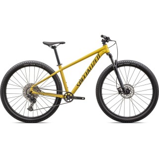 Vélo Specialized Rockhopper Expert, couleur Satin Metallic Sulphur/Obsidian