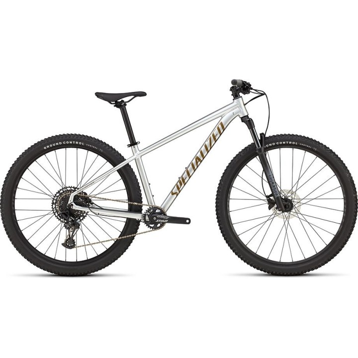 Bicicleta Specialized Rockhopper Expert Gloss Silver Dust/Satin Burnt Gold Metallic