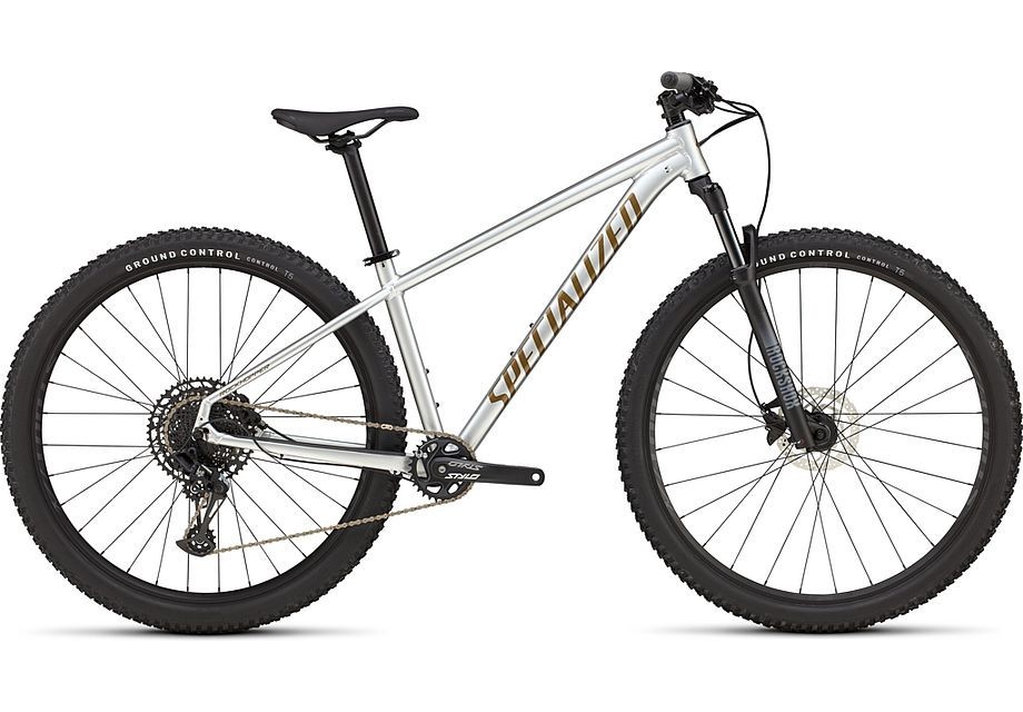 Bicicleta Specialized Rockhopper Expert Gloss Silver Dust/Satin Burnt Gold Metallic