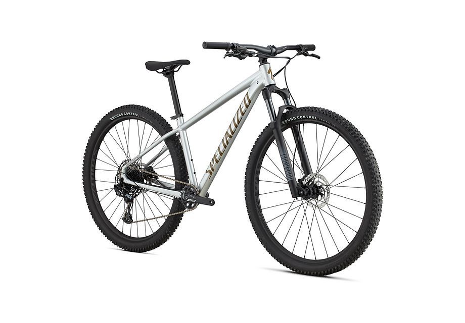 Bicicleta Specialized Rockhopper Expert Gloss Silver Dust/Satin Burnt Gold Metallic