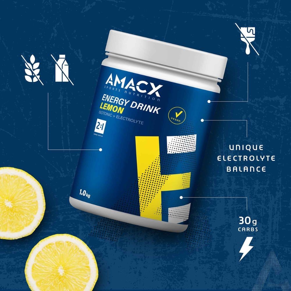 Carbohidratos Amacx Energy Drink Limón 1kg
