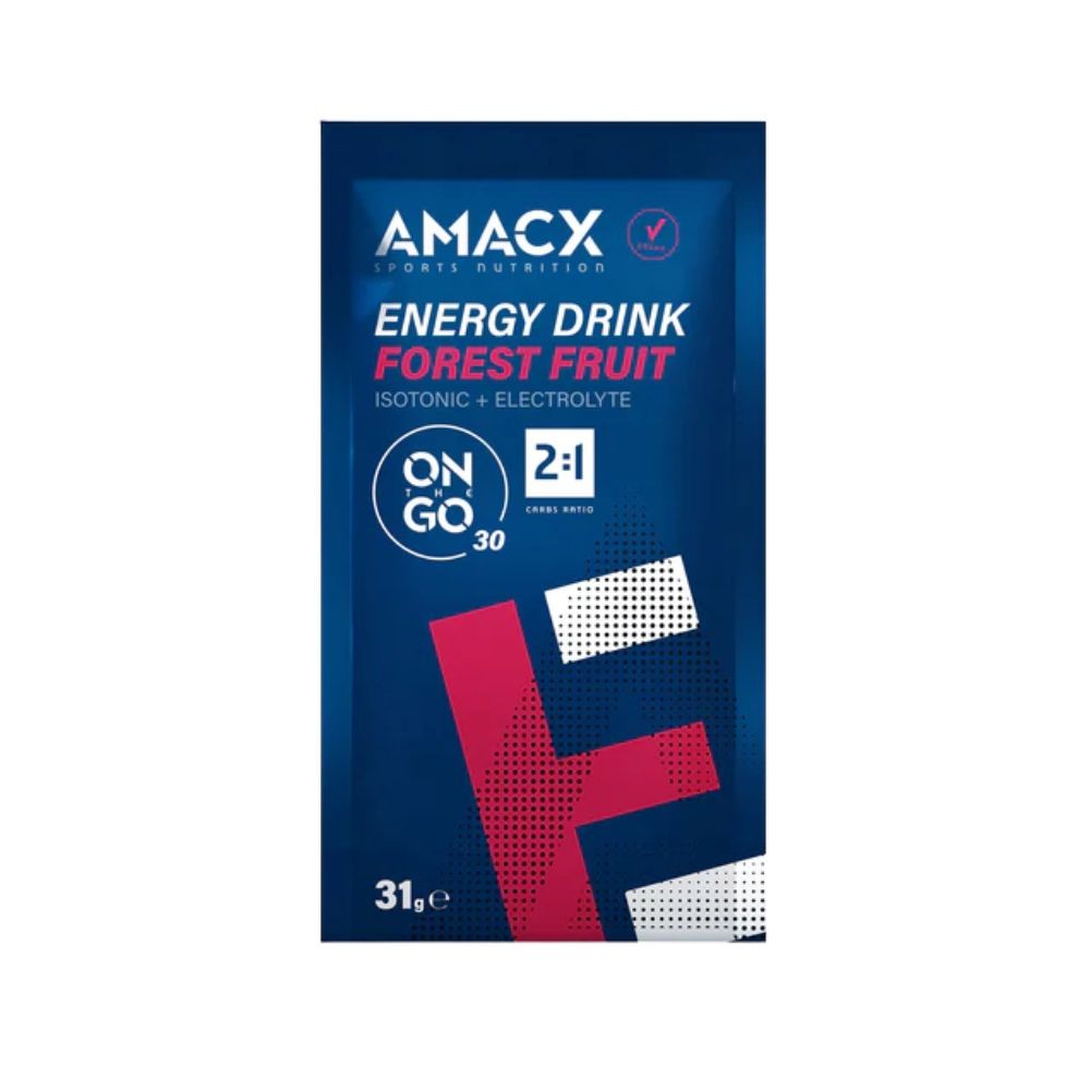 Carbohidratos Amacx Energy Drink On The Go Frutos del bosque