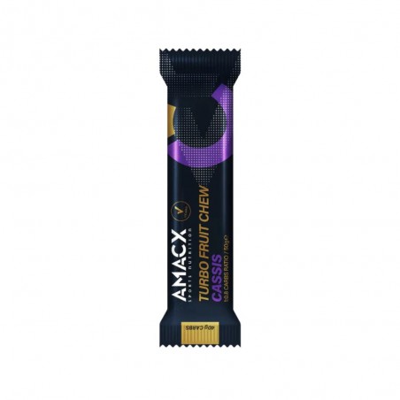 Barre gélifiée Amacx Turbo Fruit Chew Cassis