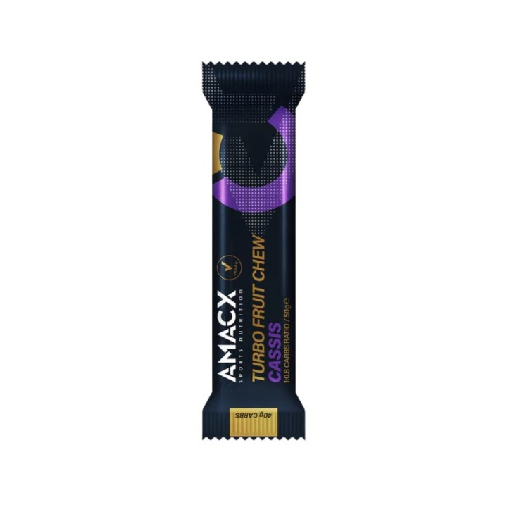 Barrita de gominola Amacx Turbo Fruit Chew Cassis