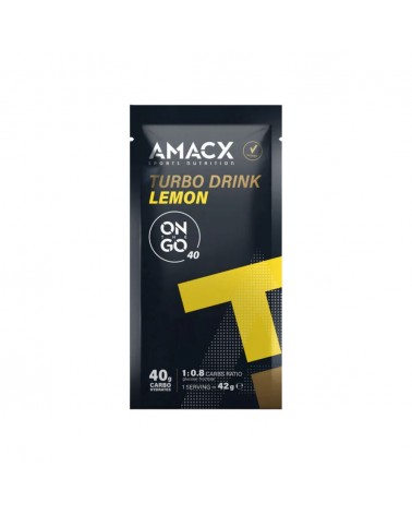 Carbohidratos Amacx Turbo Drink On The Go Limón 42g