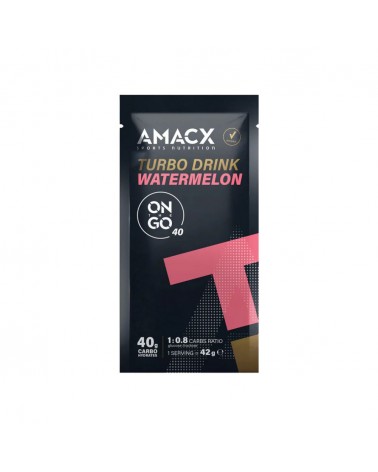 Carbohydrates Amacx Turbo Drink On The Go Pastèque 42 g