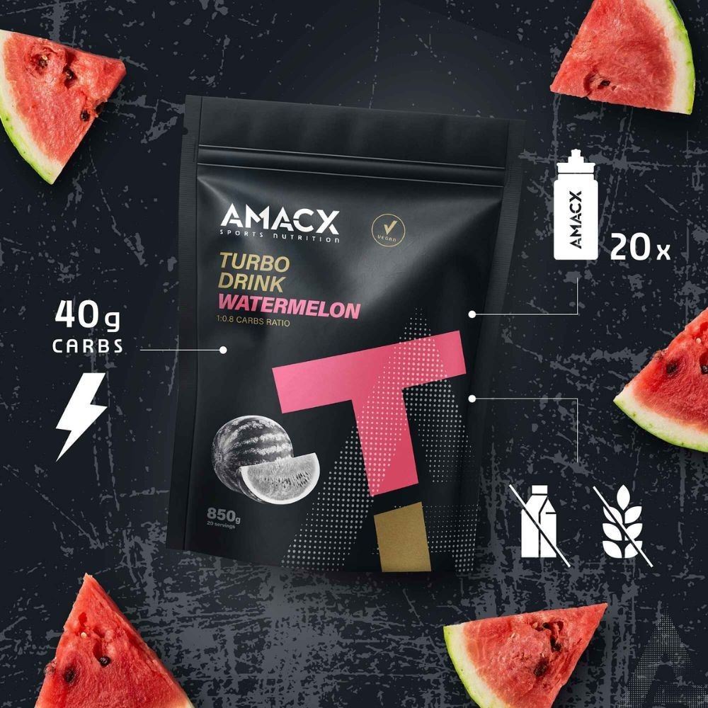 Carbohydrates Amacx Turbo Drink Pastèque 850g