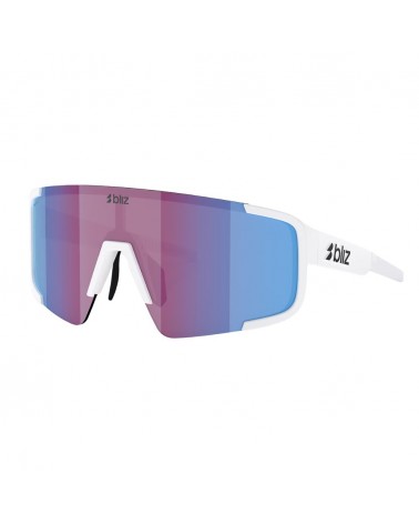 Gafas Bliz P003 Blanco Mate / Rosa/violeta espejo azul