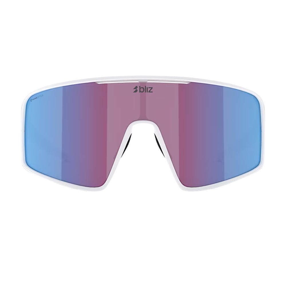Gafas Bliz P001 Blanco Mate/Rosa violeta espejo azul