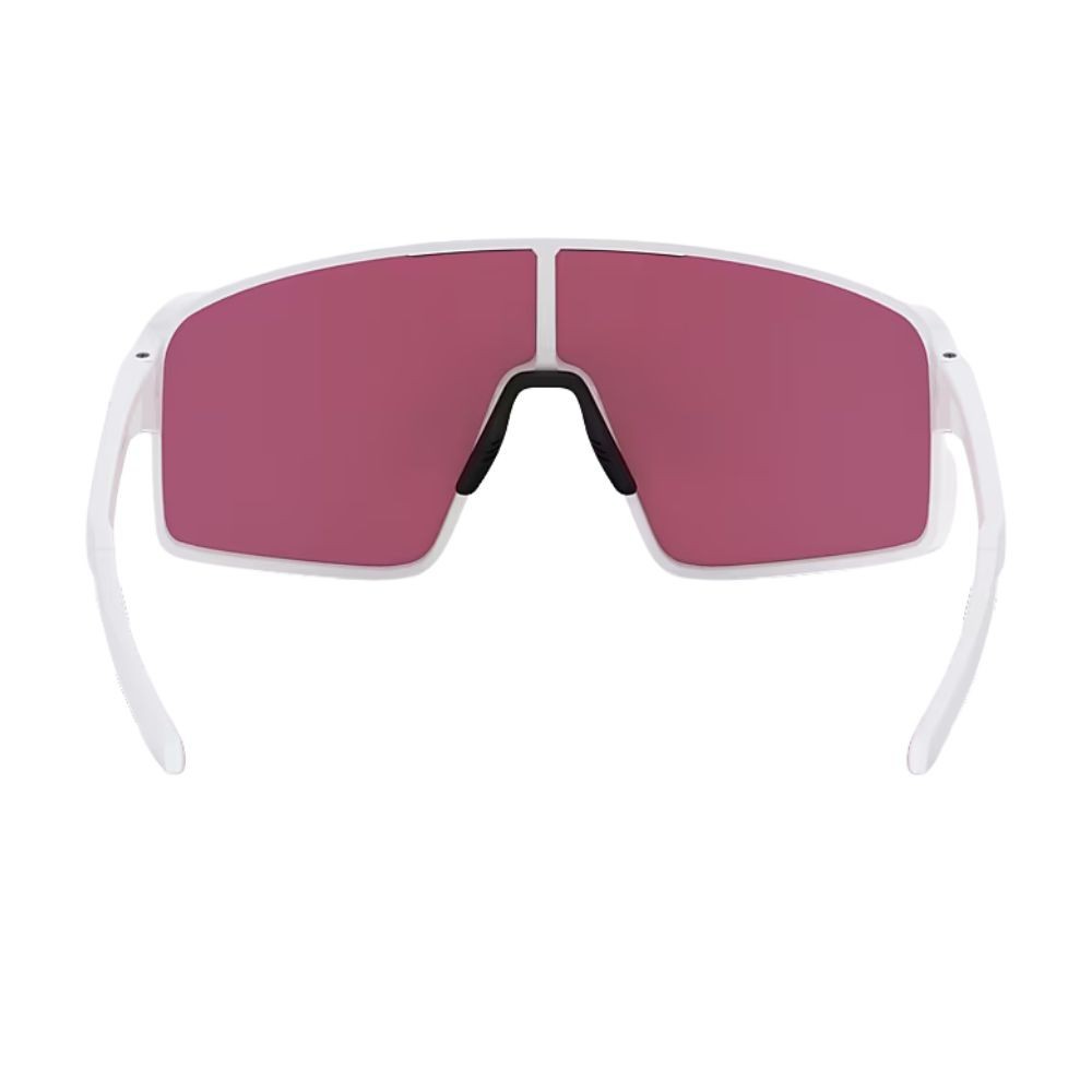 Lunettes Bliz P001 Blanc mat/Rose violet avec verres miroirs bleus